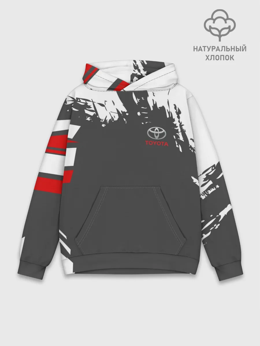 Худи мужской база хлопок / TOYOTA SPORT