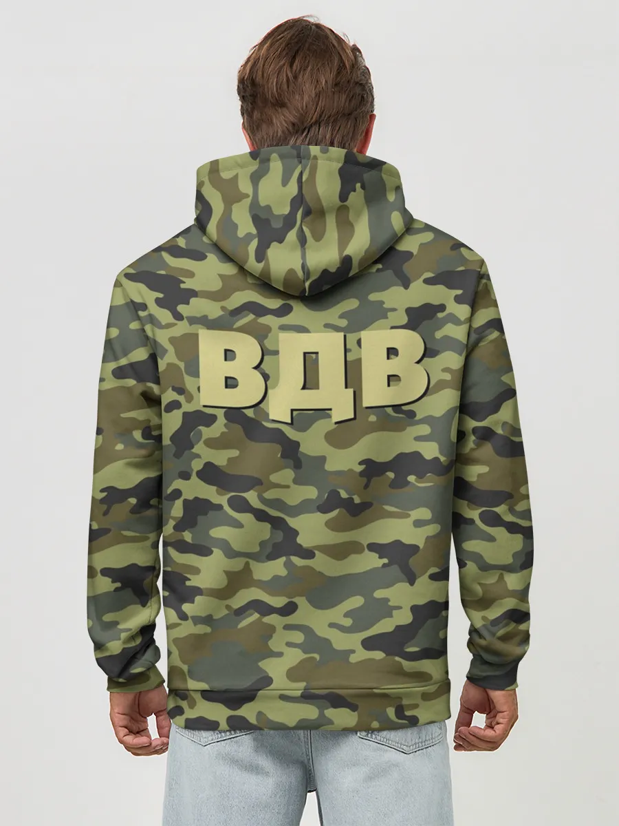 Худи мужской база хлопок / ВДВ. Никто кроме нас