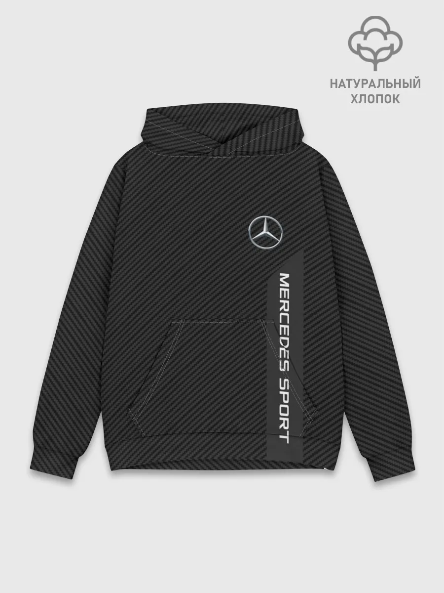 Худи мужской база хлопок / MERCEDES BENZ SPORT