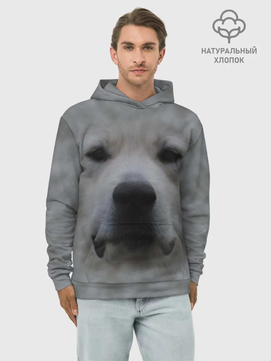 Худи мужской база хлопок / Лабрадор