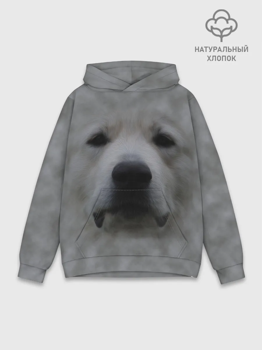 Худи мужской база хлопок / Лабрадор
