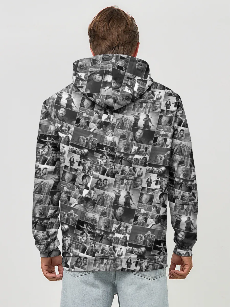 Худи мужской база хлопок / The Walking Dead