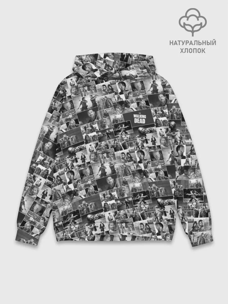 Худи мужской база хлопок / The Walking Dead