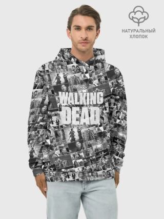 Худи мужской база хлопок / The Walking Dead