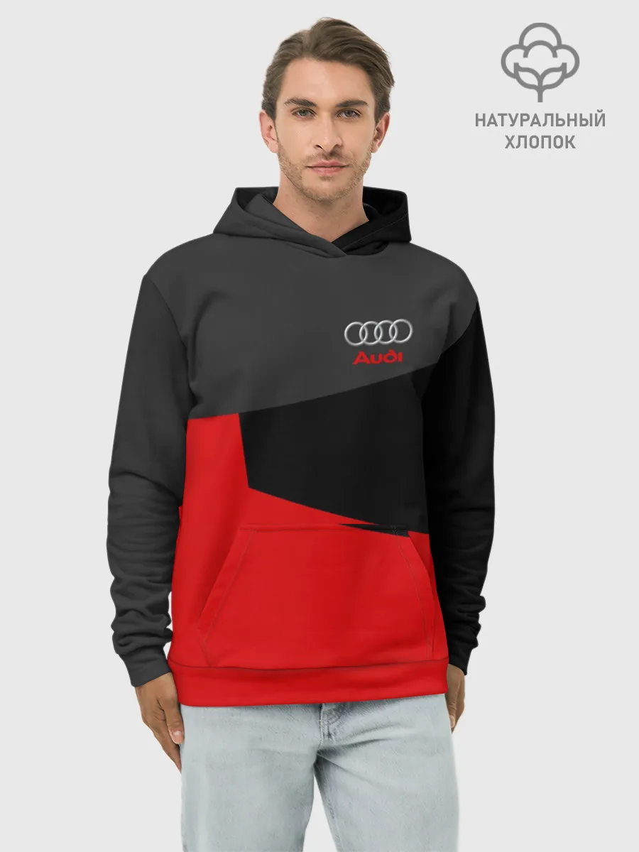 Худи мужской база хлопок / AUDI SPORT