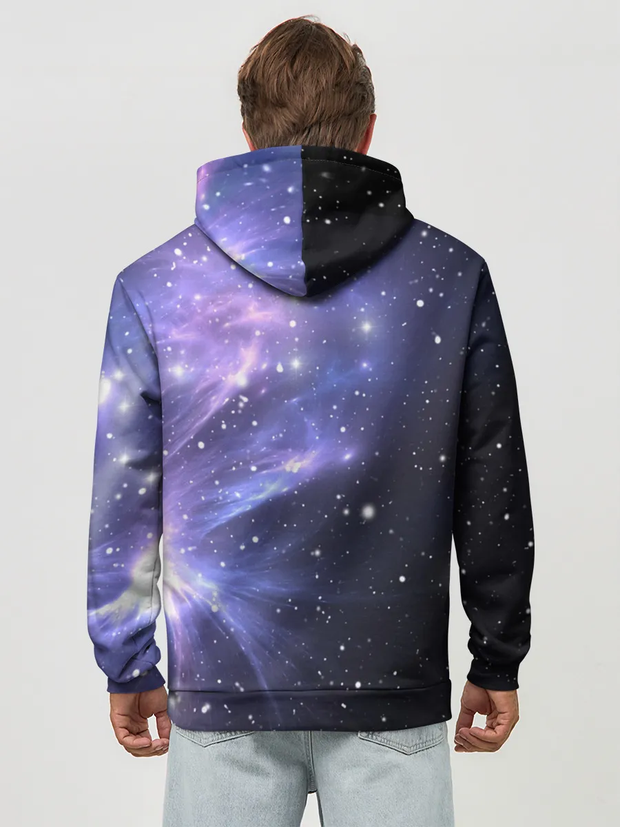 Худи мужской база хлопок / Сияние звёзд