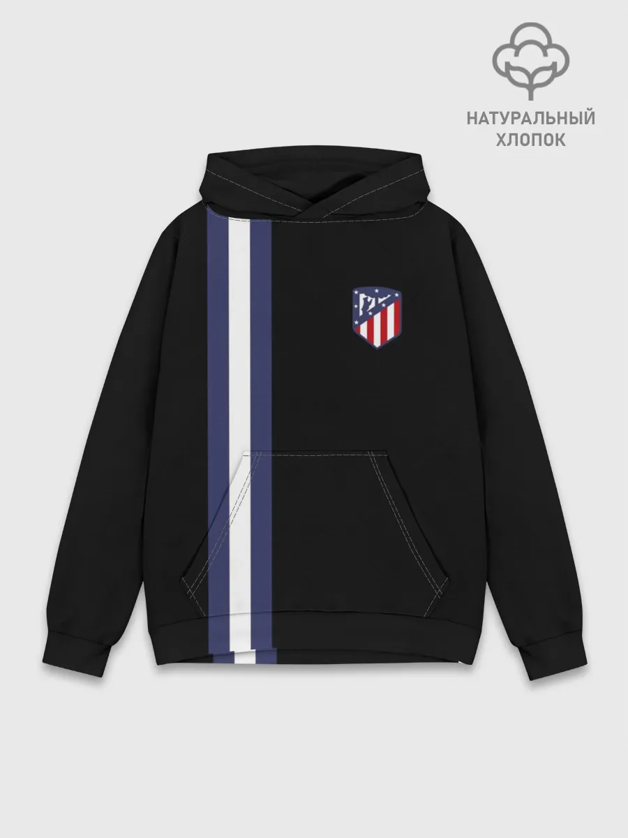 Худи мужской база хлопок / Атлетико Мадрид