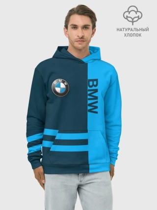 Худи мужской база хлопок / BMW