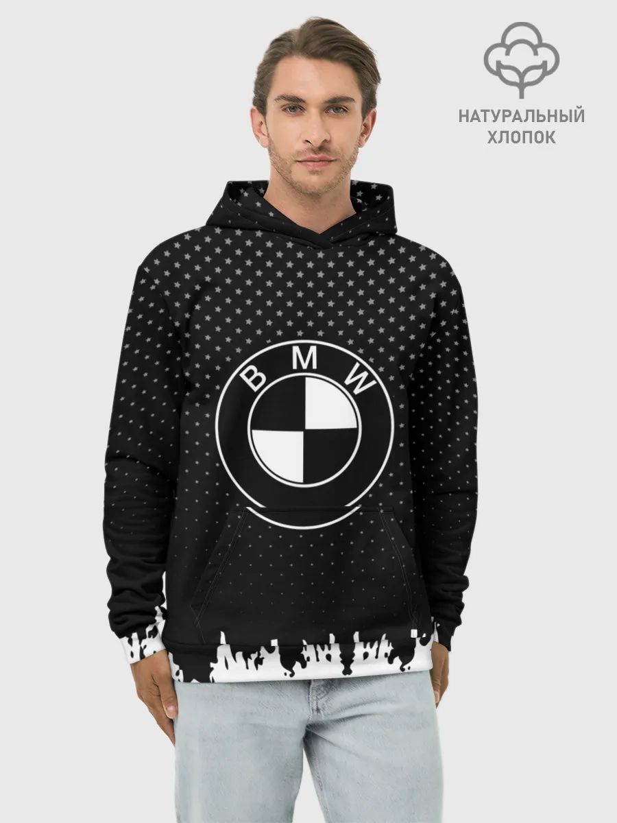 Худи мужской база хлопок / Bmw