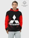 Худи мужской база хлопок / MITSUBISHI SPORT COLLECTION