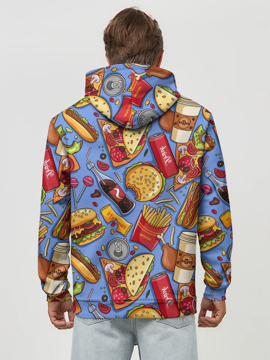 Худи мужской база хлопок / Fastfood