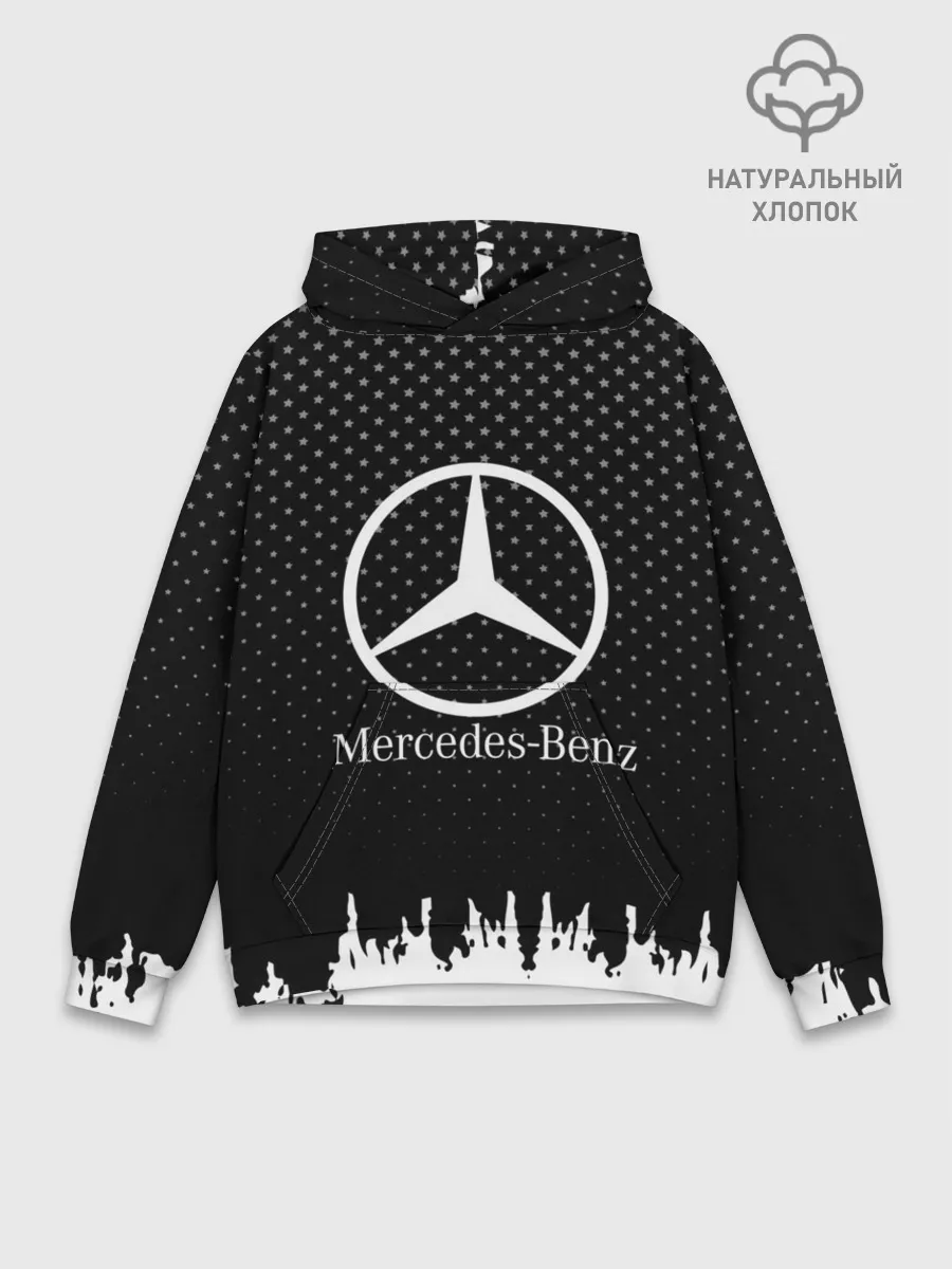 Худи мужской база хлопок / Mercedes-Benz