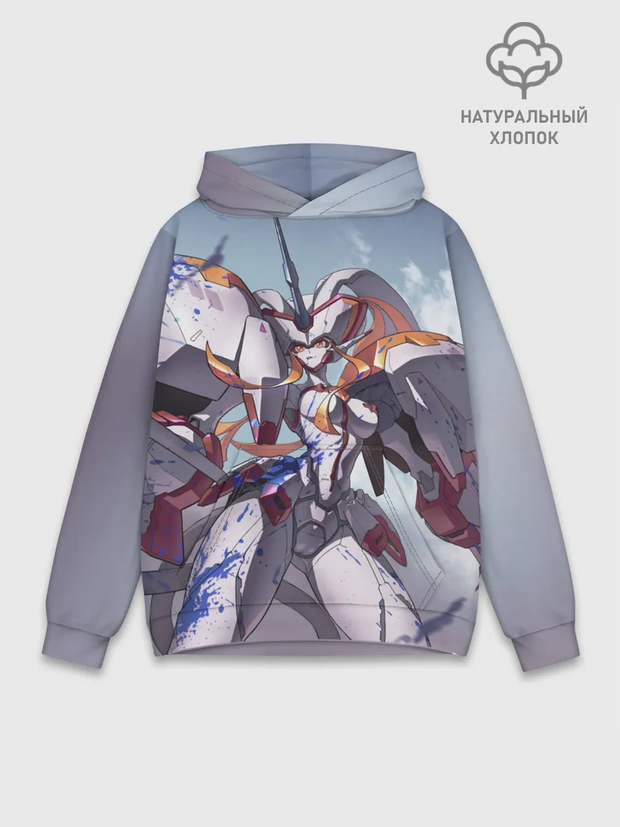 Худи мужской база хлопок / Zero Two