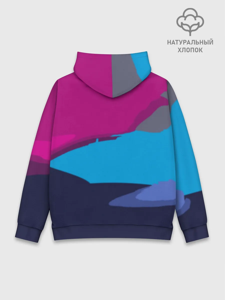 Худи мужской база хлопок / DeLorean