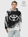 Худи мужской база хлопок / Toyota abstract sport