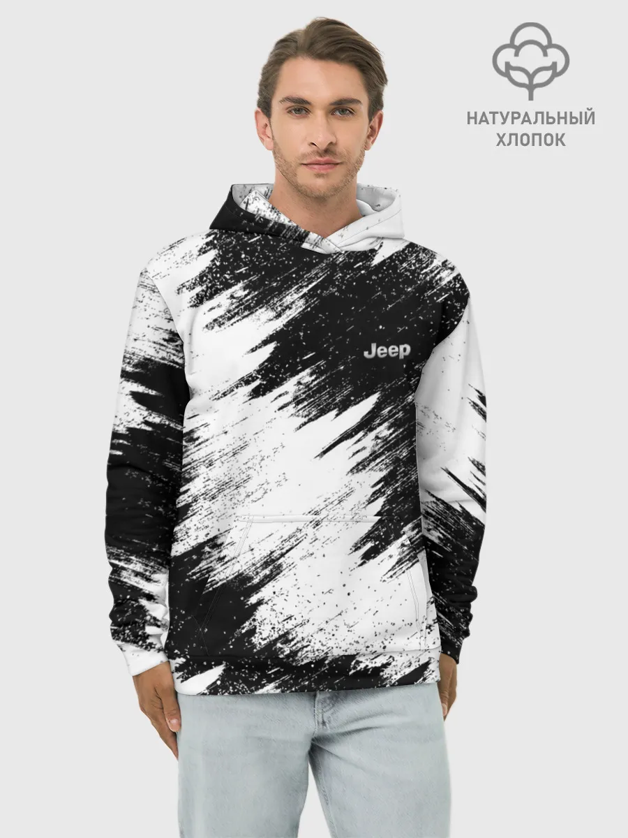 Худи мужской база хлопок / JEEP