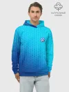 Худи мужской база хлопок / VOLKSWAGEN carbon uniform 2018