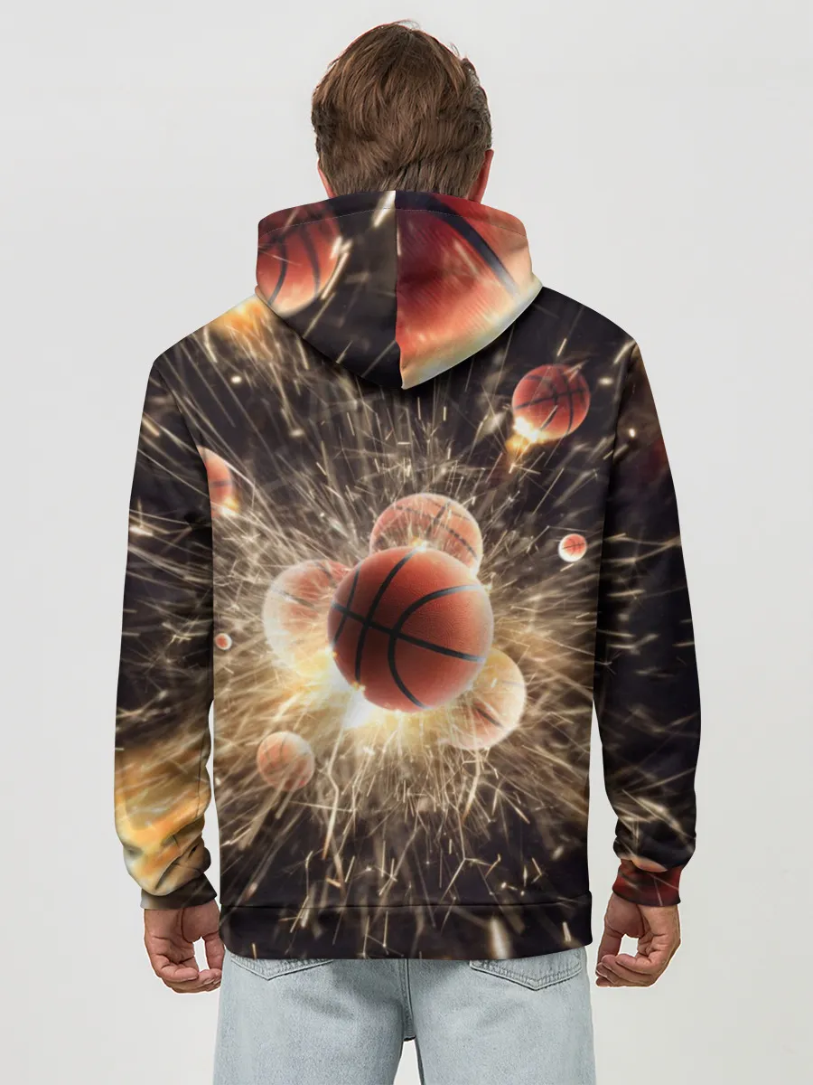 Худи мужской база хлопок / Звезда баскетбола