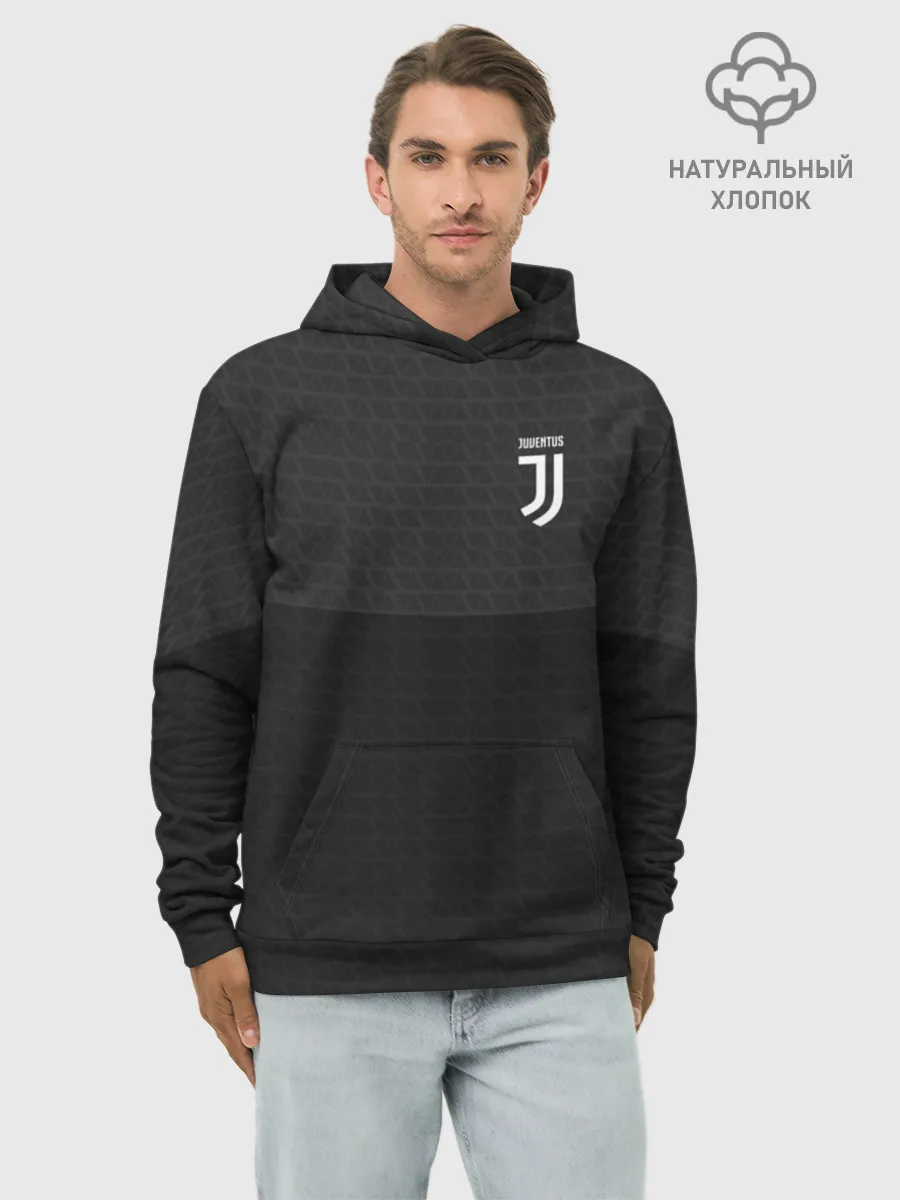 Худи мужской база хлопок / JUVENTUS / ЮВЕНТУС