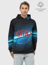 Худи мужской база хлопок / KIA machine motor XXI