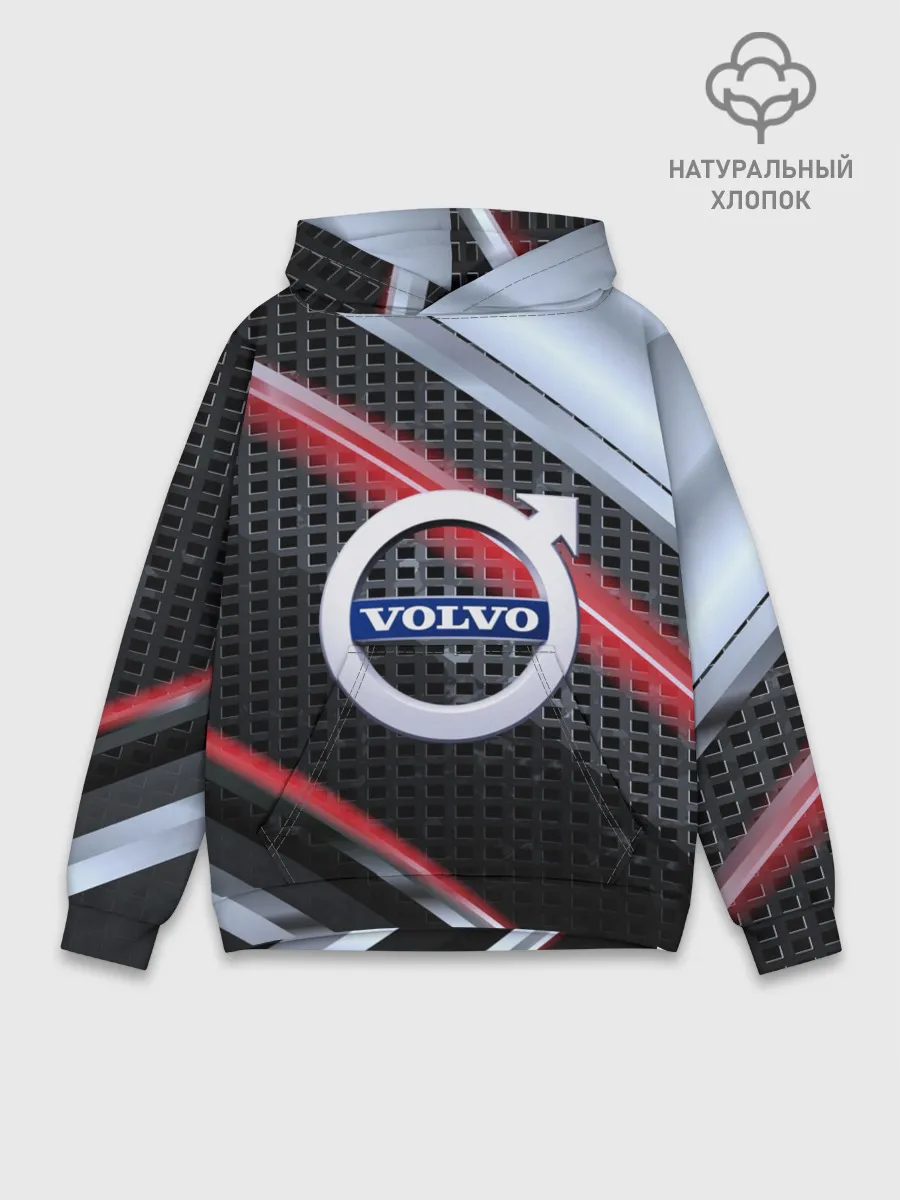 Худи мужской база хлопок / VOLVO high speed collection