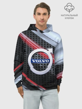 Худи мужской база хлопок / VOLVO high speed collection
