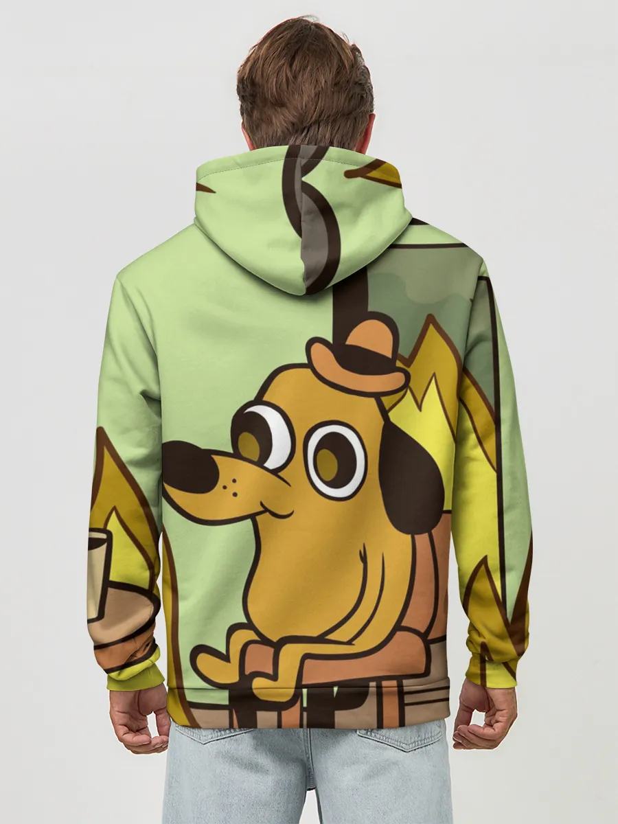 Худи мужской база хлопок / This is fine