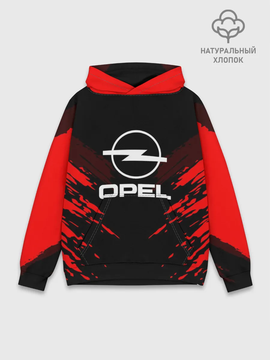 Худи мужской база хлопок / OPEL SPORT COLLECTION