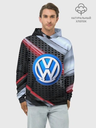 Худи мужской база хлопок / VOLKSWAGEN high speed