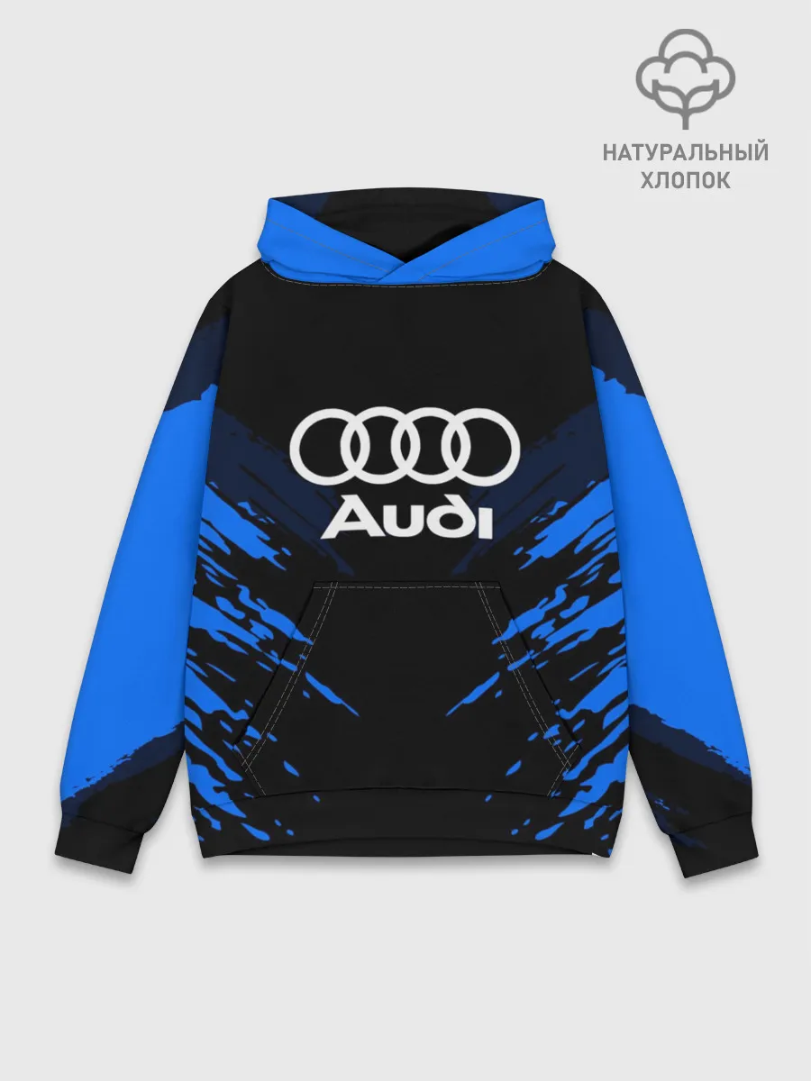 Худи мужской база хлопок / AUDI SPORT COLLECTION