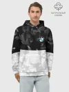 Худи мужской база хлопок / BMW BLACK COLLECTION