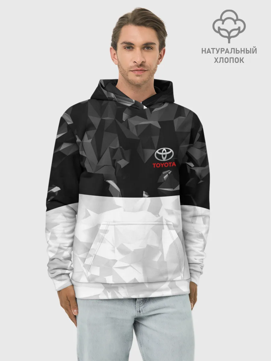 Худи мужской база хлопок / TOYOTA SPORT