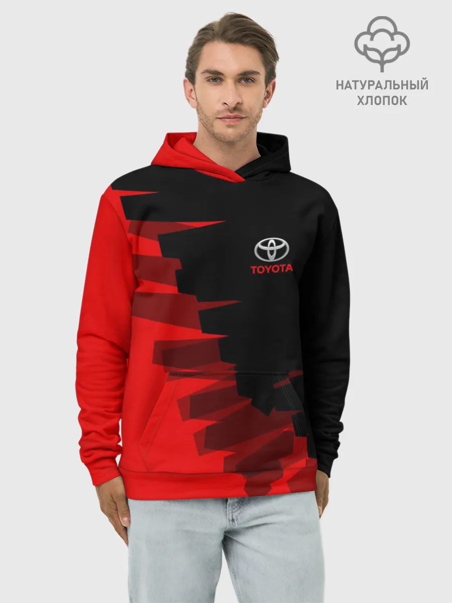 Худи мужской база хлопок / TOYOTA SPORT