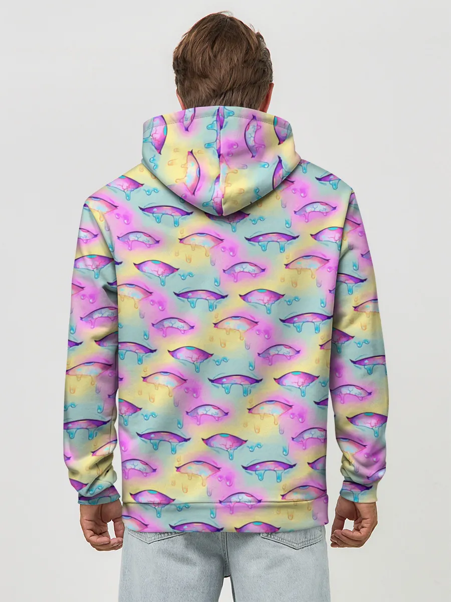 Худи мужской база хлопок / Влажные глазки | Ahegao Eyes