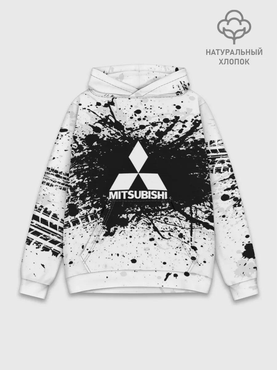 Худи мужской база хлопок / Mitsubishi