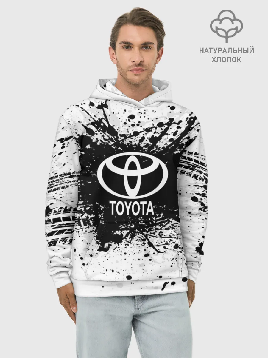 Худи мужской база хлопок / Toyota