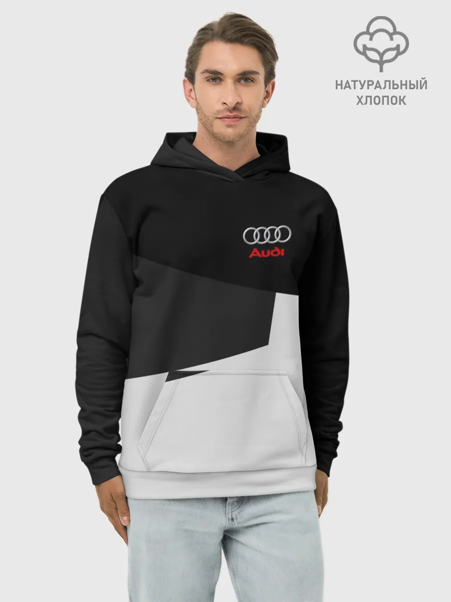 Худи мужской база хлопок / AUDI SPORT | АУДИ