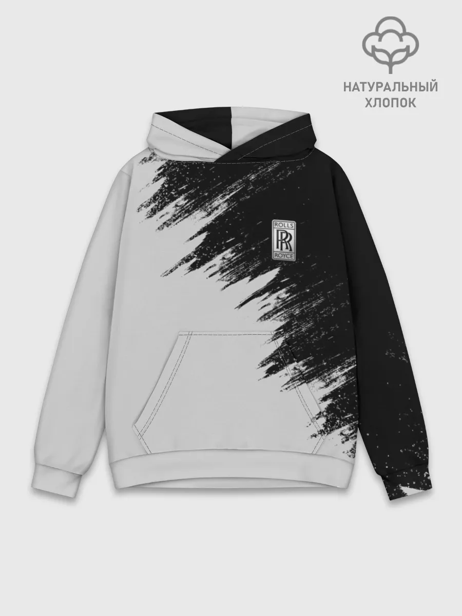 Худи мужской база хлопок / Rolls-Royce