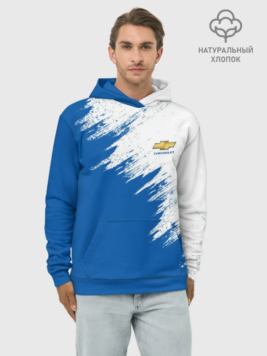 Худи мужской база хлопок / Chevrolet