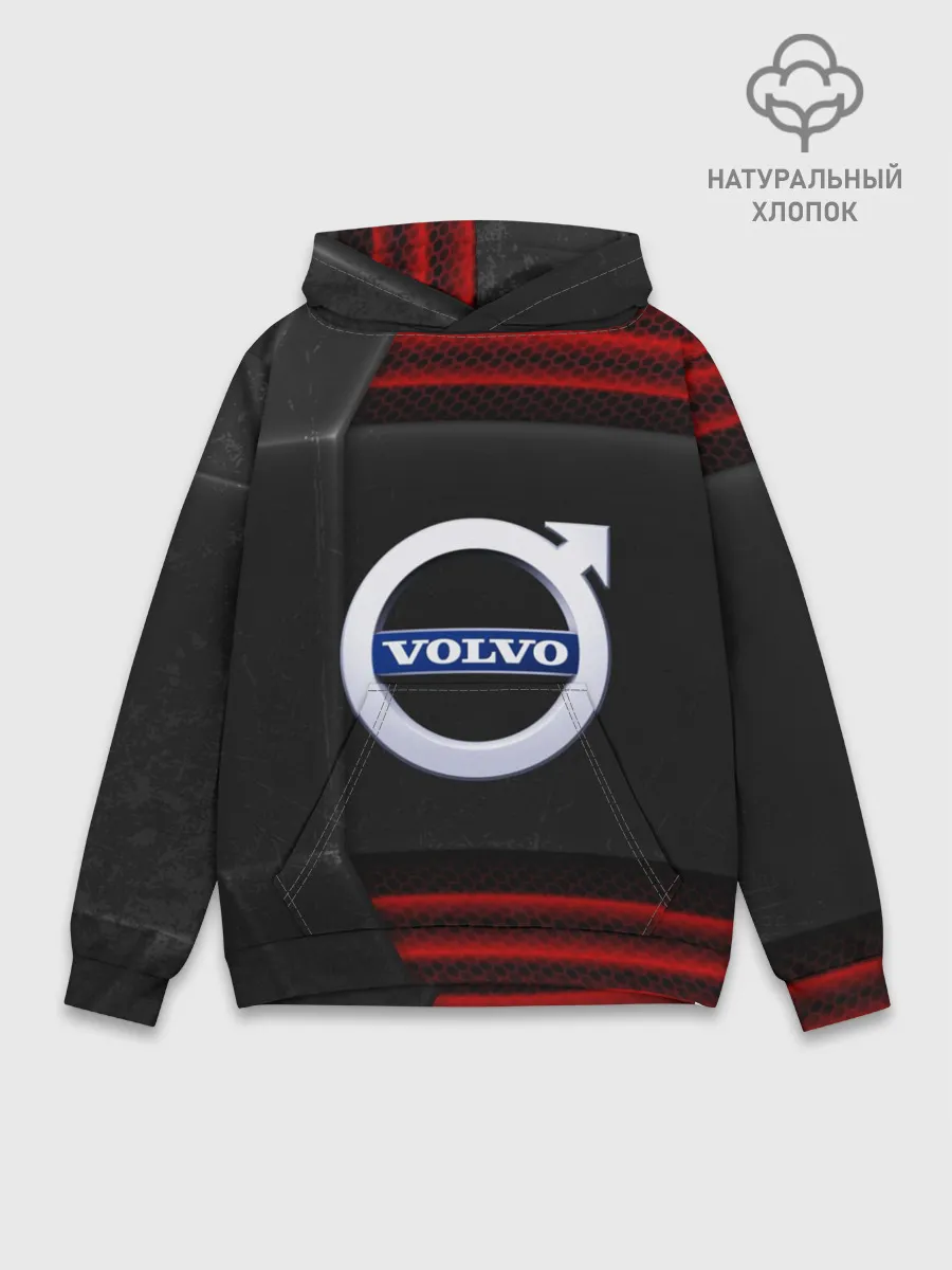 Худи мужской база хлопок / volvo auto sport