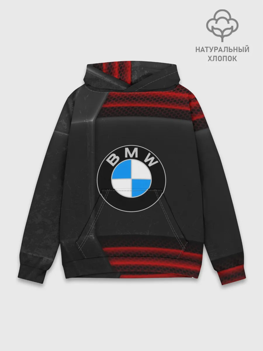 Худи мужской база хлопок / bmw auto sport
