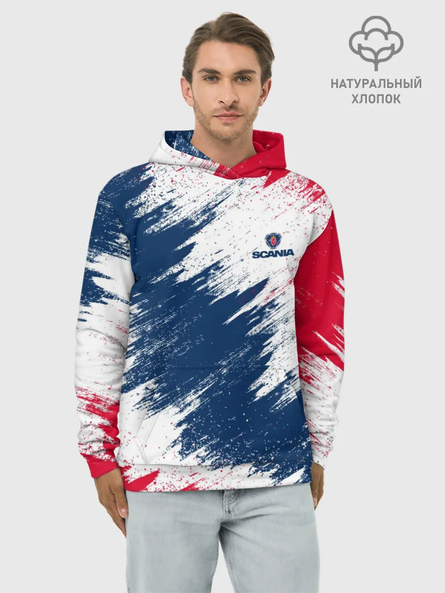 Худи мужской база хлопок / SCANIA