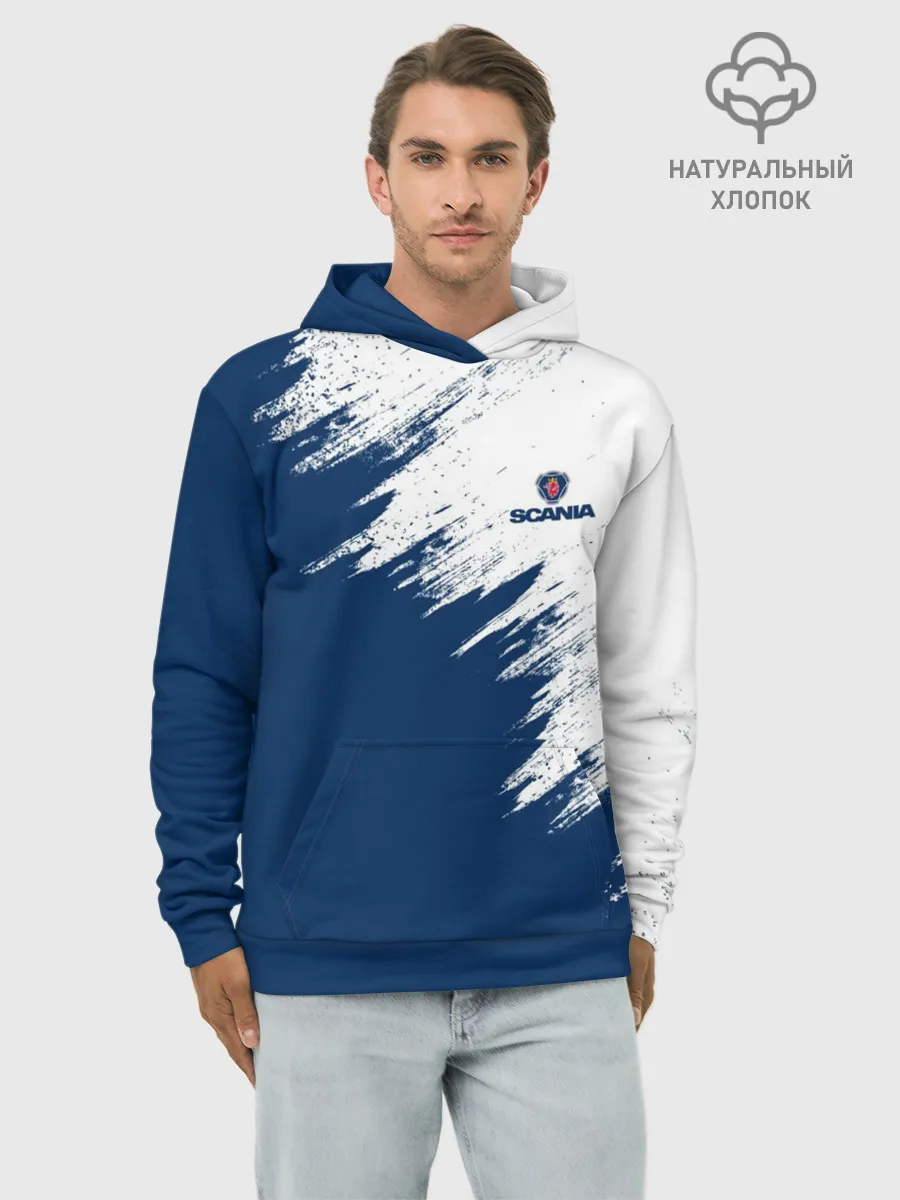 Худи мужской база хлопок / SCANIA