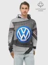 Худи мужской база хлопок / Volkswagen metalic 2018