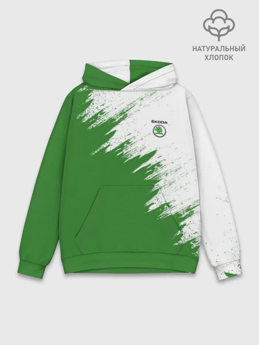 Худи мужской база хлопок / Skoda