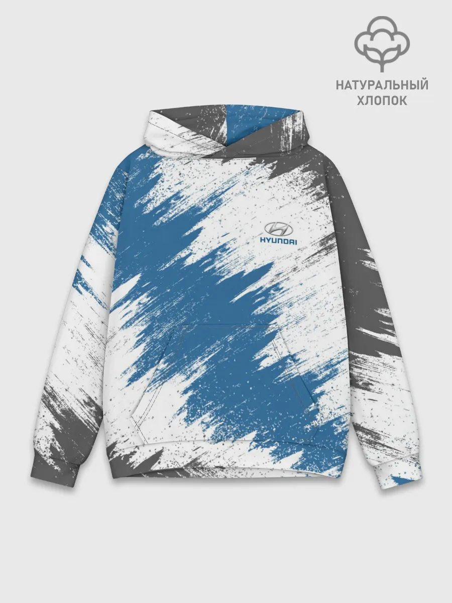 Худи мужской база хлопок / Hyundai