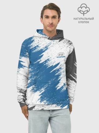 Худи мужской база хлопок / Hyundai