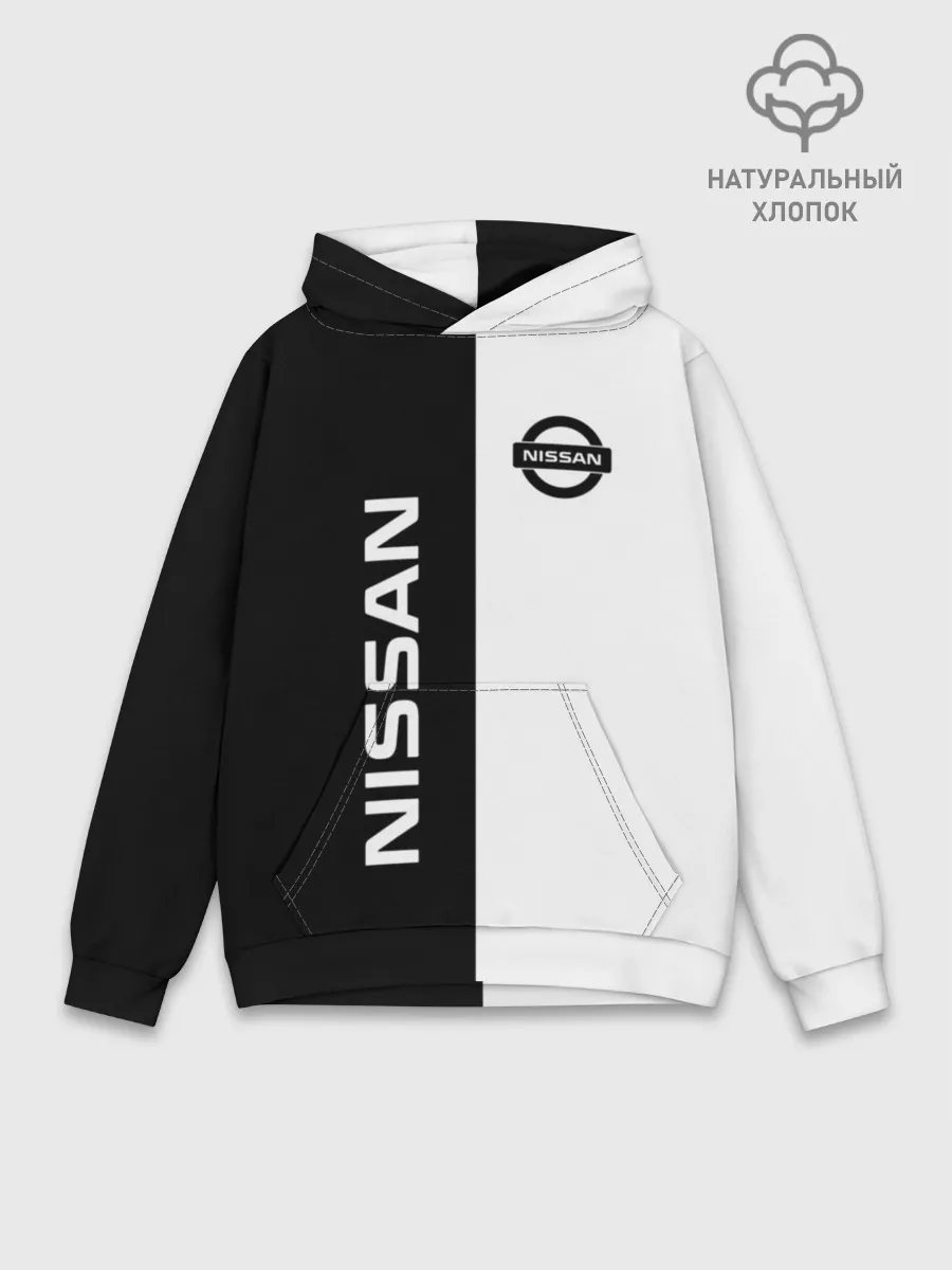 Худи мужской база хлопок / Nissan