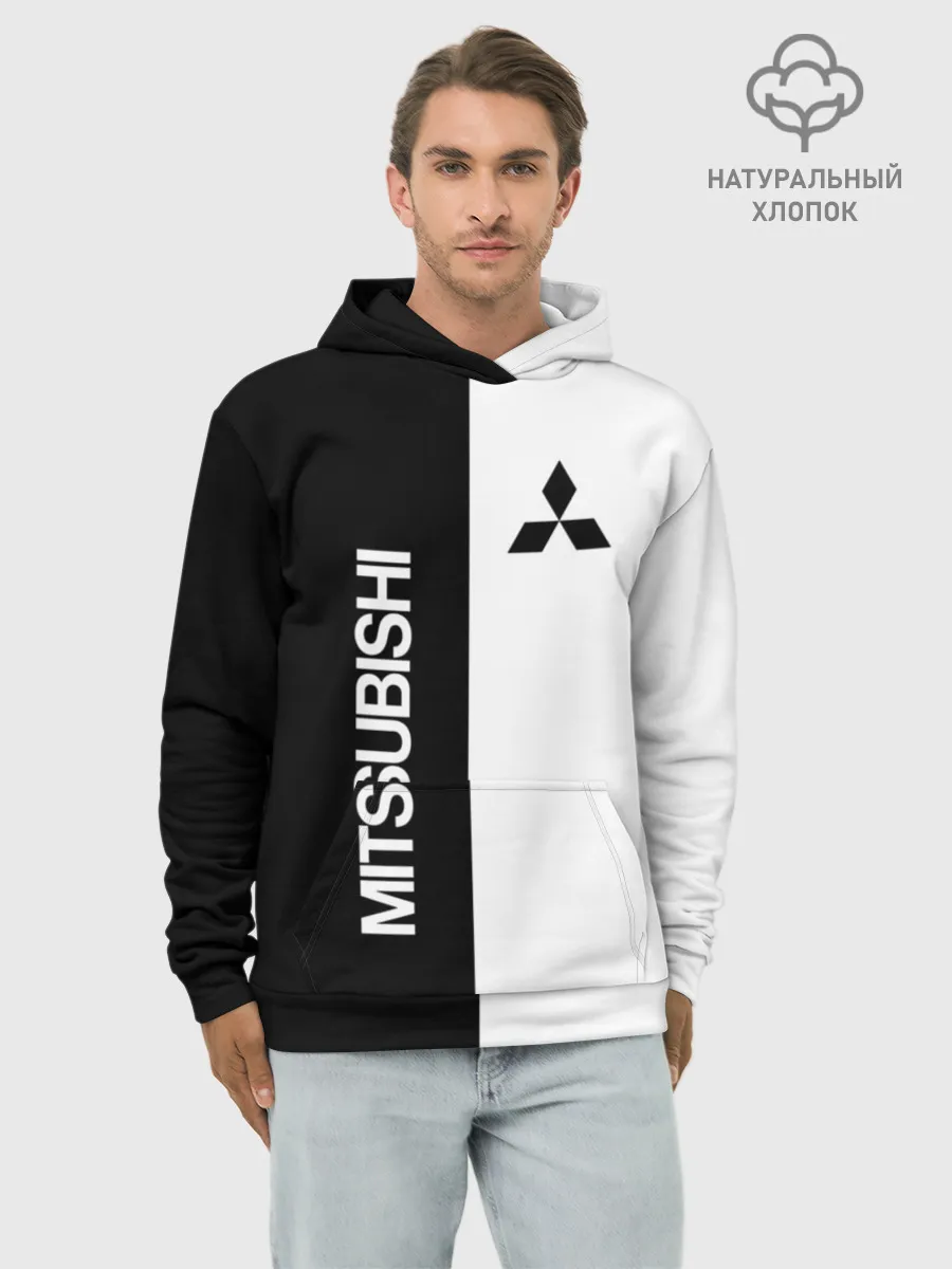 Худи мужской база хлопок / Mitsubishi