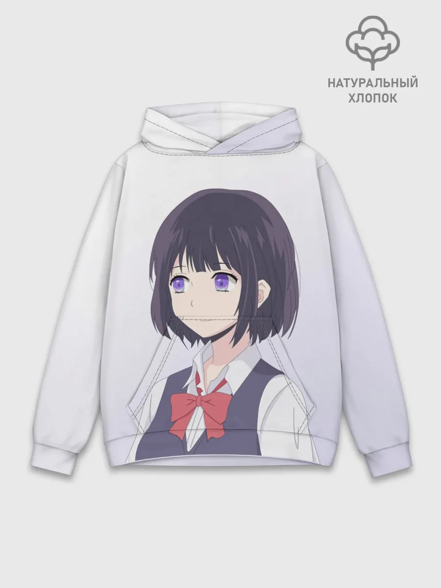 Худи мужской база хлопок / Hanabi Yasuraoka